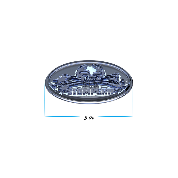 Snowboard Stomp Pad : Punk : SKULL & CROSSBONES