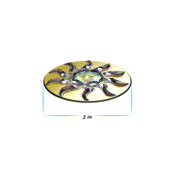 Snowboard Stomp Pad : Psychedelic : SUN