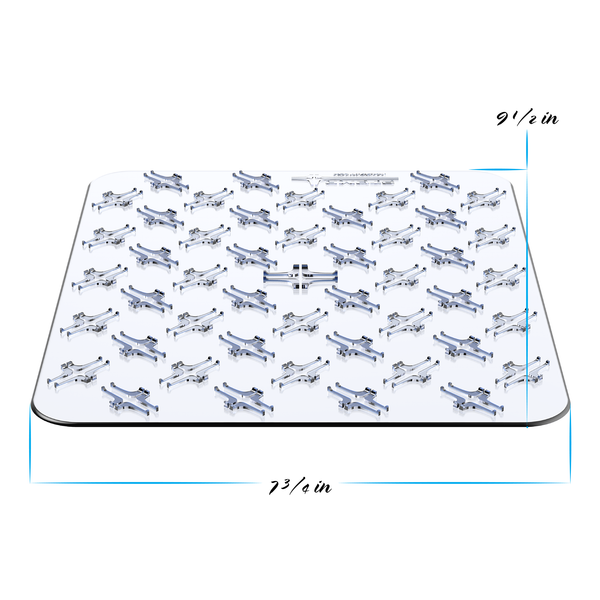 Snowboard Stomp Pad : Clear : PRO MAT - QUAD PLATE