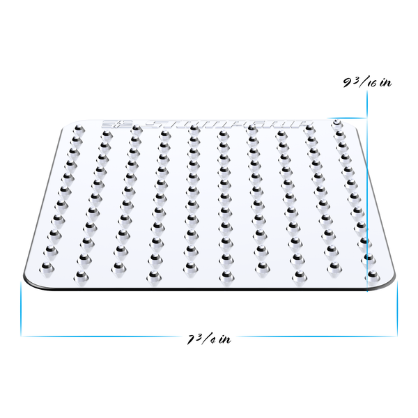 Snowboard Stomp Pad : Clear : Spiked : PRO MAT - SUPER VOLCANO