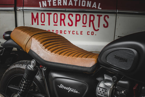 Triumph | Street Twin 16-22, Speed Twin 900 22-24 | Vintage Classic | Rider Seat Cover