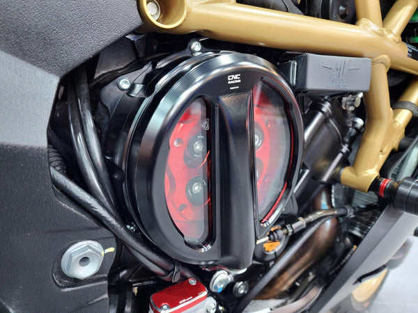 CNC RACING | Clear clutch cover MV Agusta - cable control