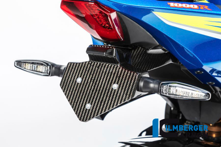 Ilmberger Carbon | Number plate Holder - Suzuki GSX R 1000 — Suzuki GSX-R 1000 R from 2017