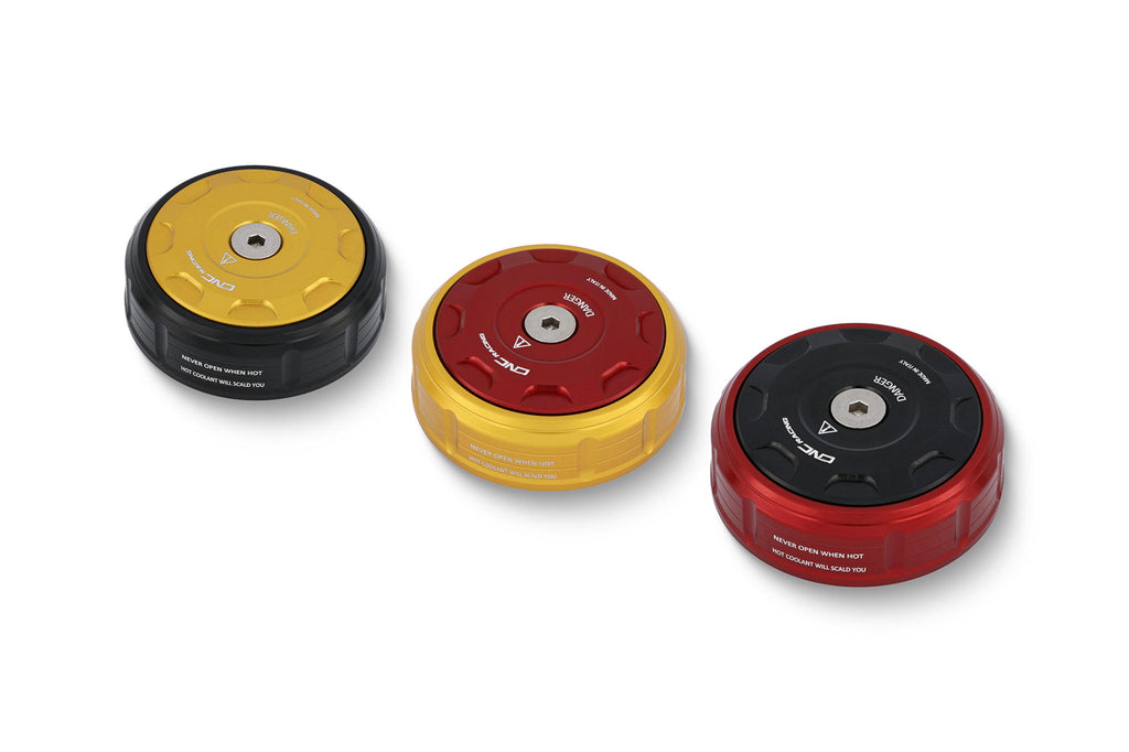 CNC RACING | Radiator cap cover Ducati BICOLOR