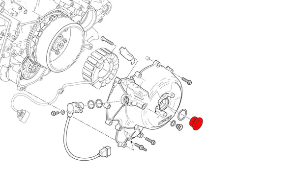 CNC RACING | Generator cover plug