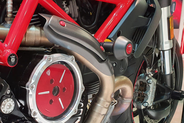 CNC RACING | Protection pads for engine, frame and fairing Ducati