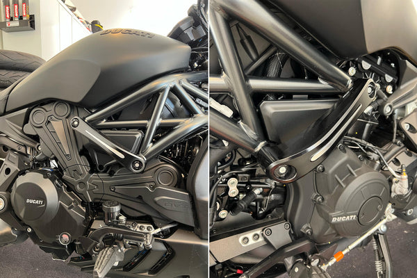 CNC RACING | Frame slider Ducati XDiavel - caps kit