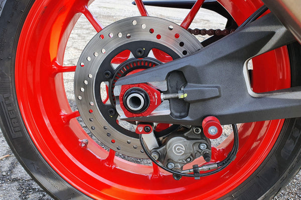 CNC RACING | Rear wheel axle nuts set Ducati
