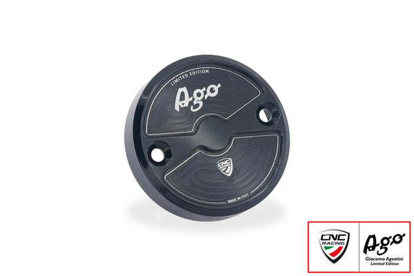 CNC RACING | Front brake fluid reservoir cap Ø56 - Giacomo Agostini Limited Edition