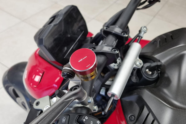 CNC RACING | Fluid reservoir cap brake/clutch M34x4 - BICOLOR