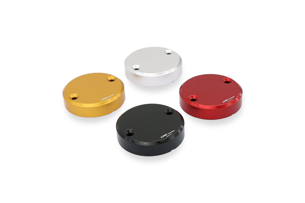 CNC RACING | Rear brake fluid reservoir cap Ø56 - Streaks