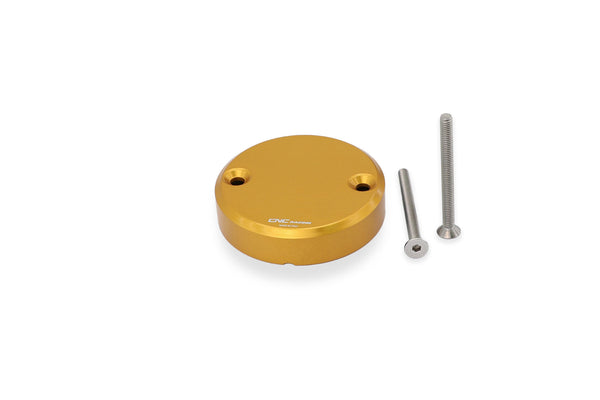 CNC RACING | Rear brake fluid reservoir cap Ø56 - Streaks