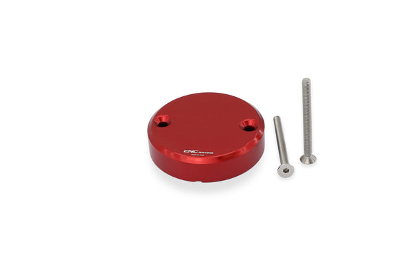 CNC RACING | Rear brake fluid reservoir cap Ø56 - Streaks