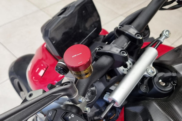 CNC RACING | Clutch fluid reservoir cap - Streaks