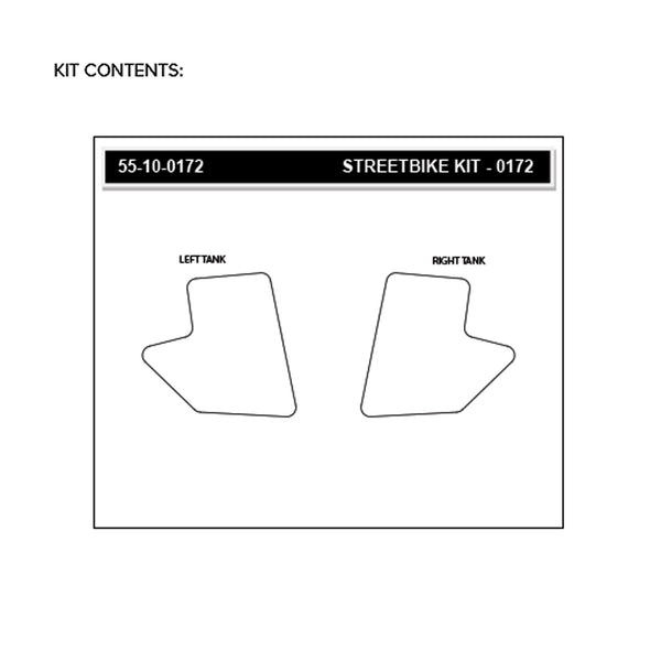 STOMPGRIP Suzuki DR-Z 400S/SM 01-24 Tank Grips (0172)