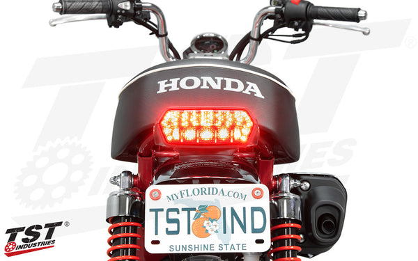 TST Programmable and Sequential LED Integrated Tail Light for Honda Monkey 2019-2021