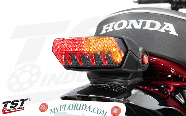 TST Programmable and Sequential LED Integrated Tail Light for Honda Monkey 2019-2021