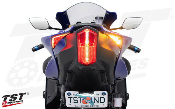 TST Sequential LED Integrated Tail Lights for Yamaha YZF-R7 2022-2025