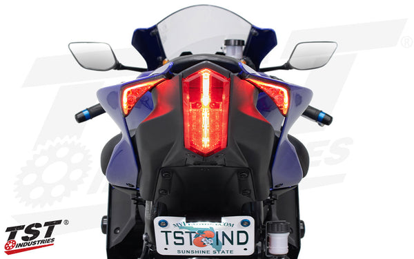 TST Sequential LED Integrated Tail Lights for Yamaha YZF-R7 2022-2025