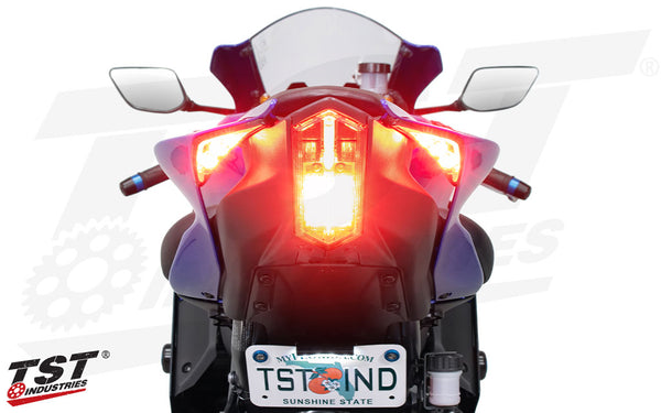 TST Sequential LED Integrated Tail Lights for Yamaha YZF-R7 2022-2025