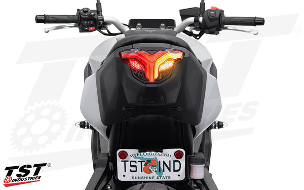 TST Programmable and Sequential LED Integrated Tail Light for Yamaha MT-07 2025+