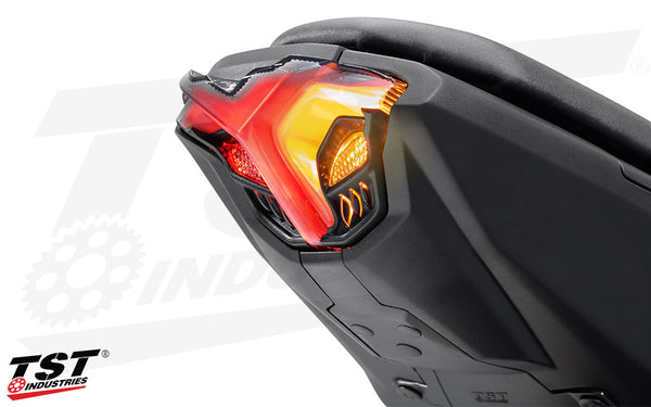 TST Programmable and Sequential LED Integrated Tail Light for Yamaha MT-07 2025+