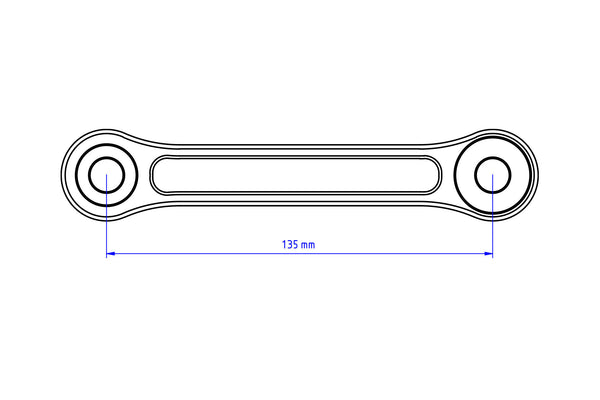 CNC RACING | Tie Rod Rear shock Absorber Ducati Panigale V4