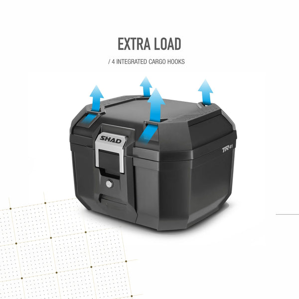 SHAD TR41 Terra Black Top Case – D0TR41100