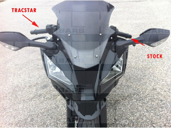HeliBars Kawasaki ZX10R 2016-2020 TracStar handlebar risers