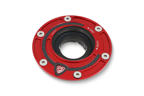 CNC RACING | Fuel tank cap - flange Carbon