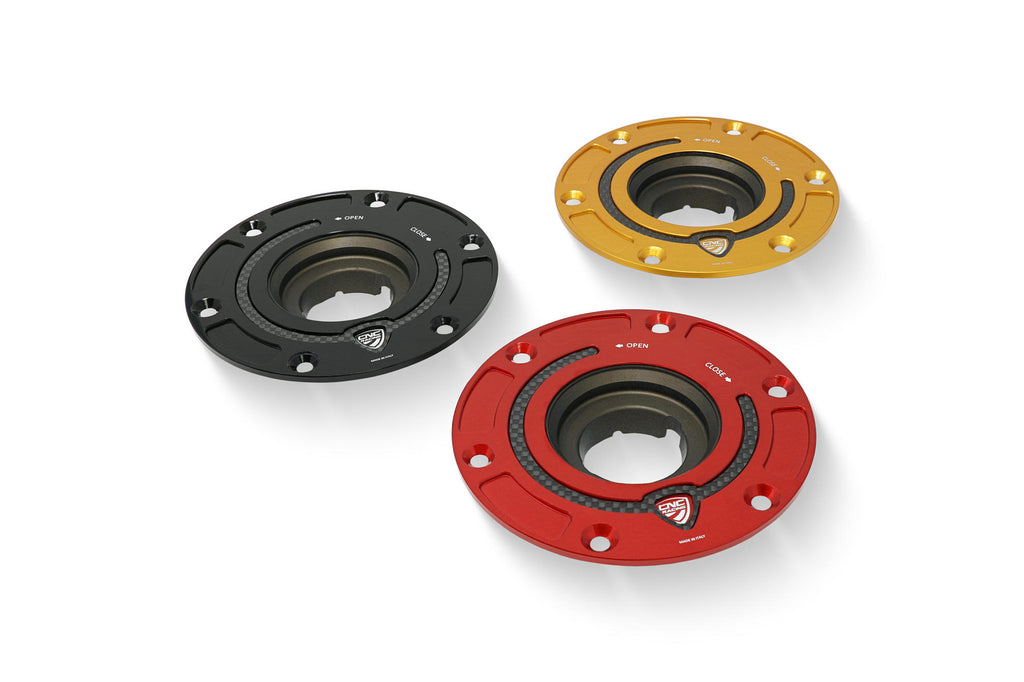 CNC RACING | Fuel tank cap - flange Carbon