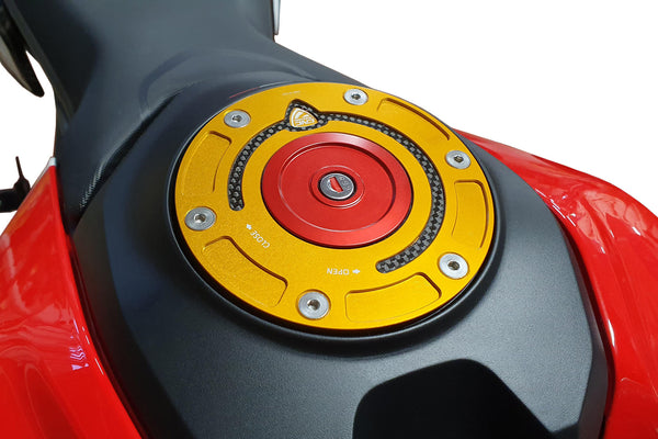 CNC RACING | Fuel tank cap - flange Carbon