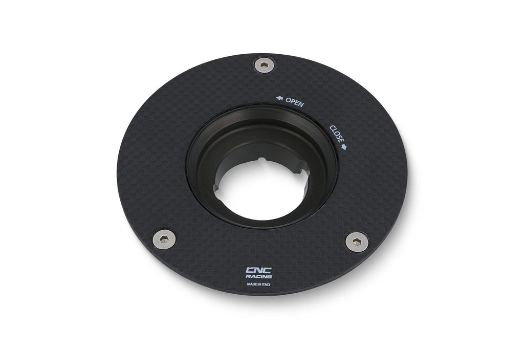 CNC RACING | Fuel tank cap - flange CARBON FIBER
