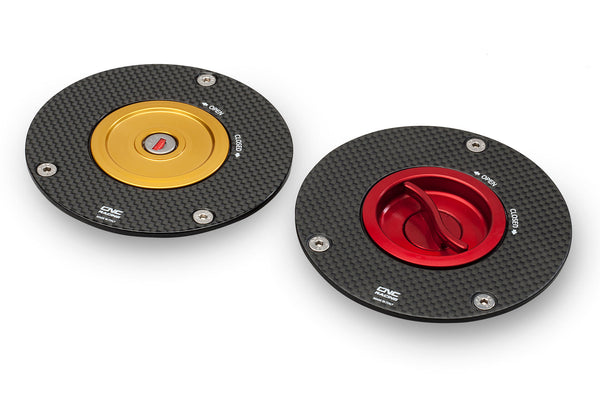 CNC RACING | Fuel tank cap - flange CARBON FIBER