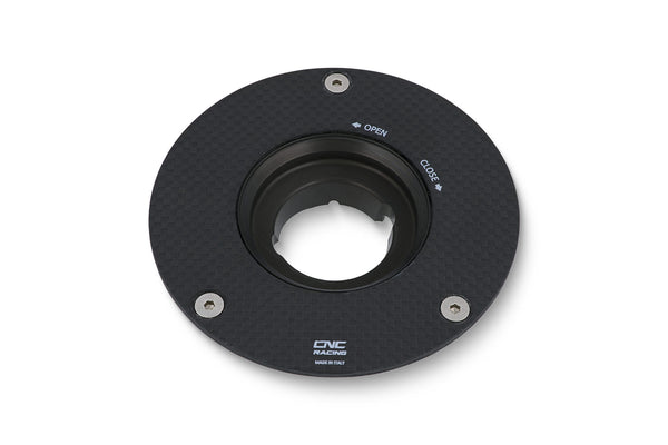 CNC RACING | Fuel tank cap - flange CARBON FIBER