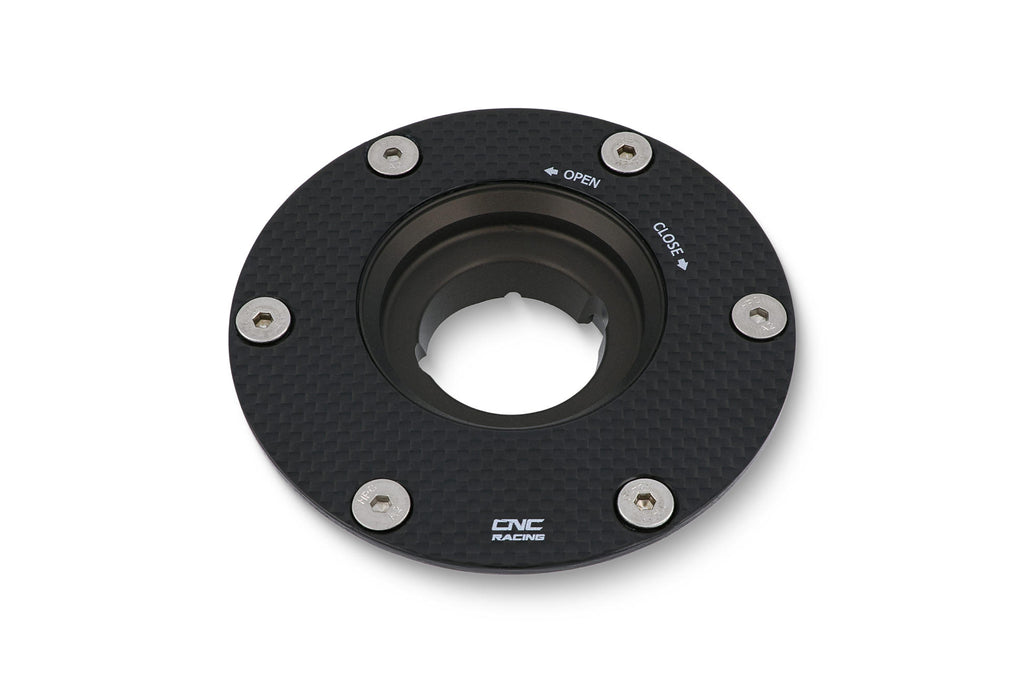 CNC RACING | Fuel tank cap - flange CARBON FIBER