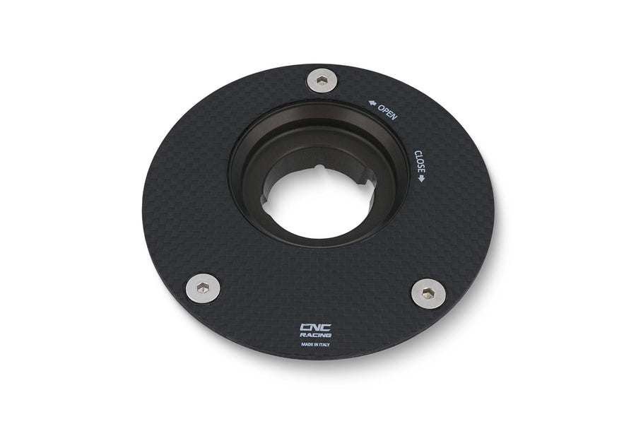 CNC RACING | Fuel tank cap - flange CARBON FIBER