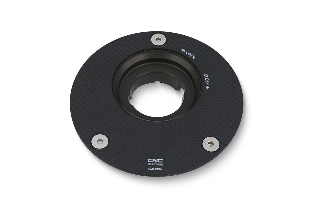 CNC RACING | Fuel tank cap - flange CARBON FIBER