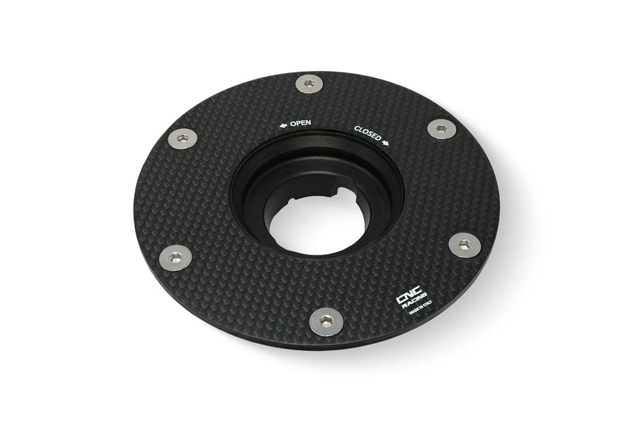 CNC RACING | Fuel tank cap - flange CARBON FIBER