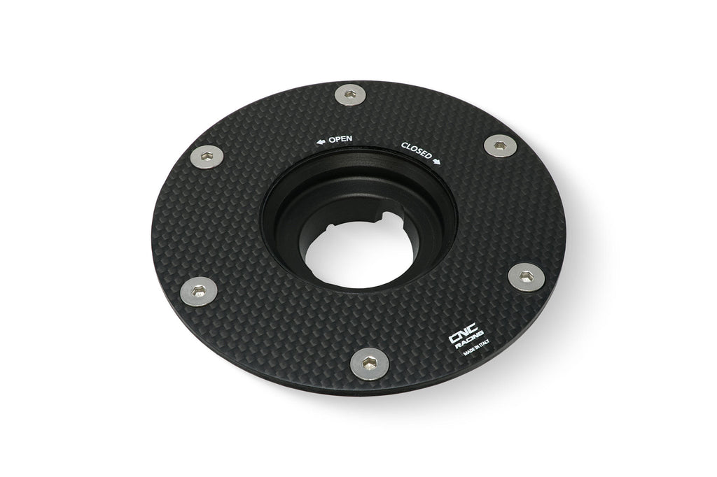 CNC RACING | Fuel tank cap - flange CARBON FIBER