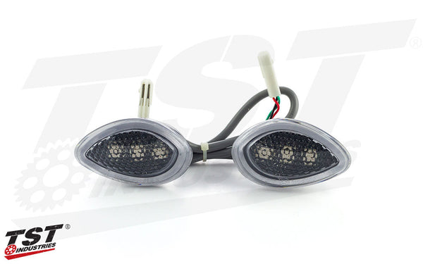 TST LED HALO-1 Flushmount Turn Signals for Honda CBR600RR 2007-2012