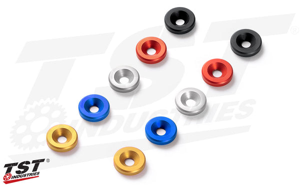 TST Anodized License Plate Mounting Hardware