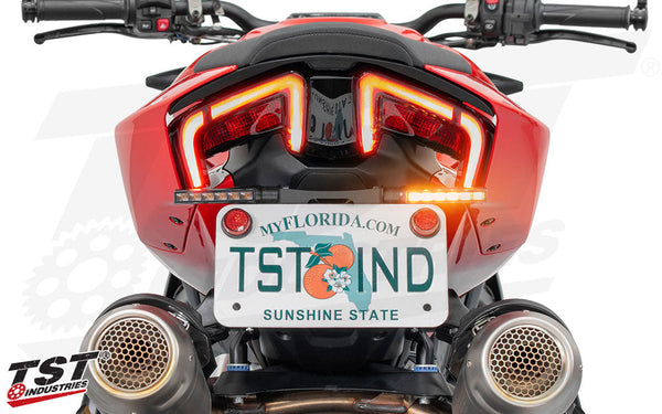 TST Top Mount LED Turn Signal Kit for Select Ducati Motorcycles