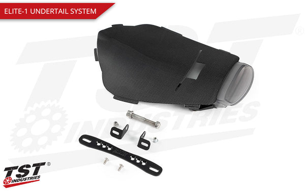 TST Elite-1 Carbon Fiber Undertail & LED Integrated Tail Light Fender Eliminator Kit for Honda CBR1000RR 2008 - 2011