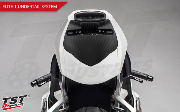 TST Elite-1 Carbon Fiber Undertail & LED Integrated Tail Light Fender Eliminator Kit for Honda CBR1000RR 2008 - 2011