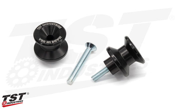 TST M6 Anodized Aluminum Swingarm Spools