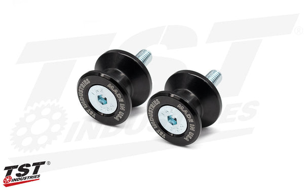TST M6 Anodized Aluminum Swingarm Spools