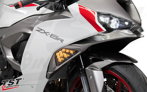 TST Nexus LED Front Turn Signals for Kawasaki Ninja ZX-6R 2024+