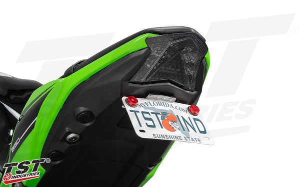TST Programmable and Sequential LED Integrated Tail Light for Kawasaki Ninja 650 2020+ / Z650 2020-2025