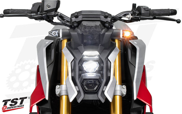 TST MECH-EVO Front LED Turn Signals for Suzuki GSX-S1000 2022+